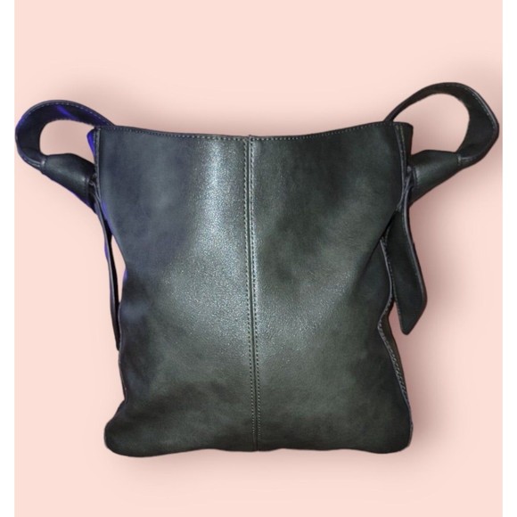 Frye Nora Knotted Hobo Shoulder Tote Bag Green - Picture 2 of 4